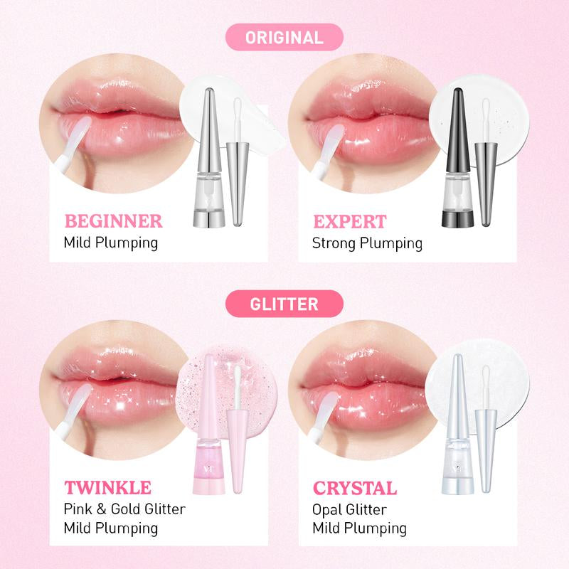 [Official VT Cosmetics] Reedleshot Lip Plumper Gloss Lips, Lip Plump Korean Skincare Products, Kbeauty Viral Comfort Glossy Lipgloss Makeup, Volufiline