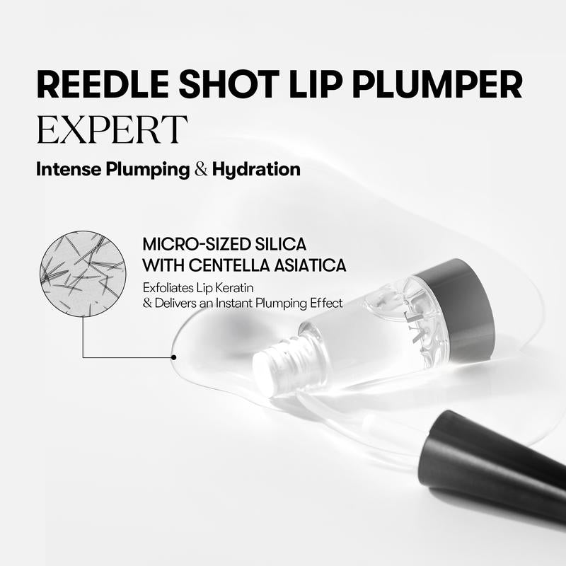 [Official VT Cosmetics] Reedleshot Lip Plumper Gloss Lips, Lip Plump Korean Skincare Products, Kbeauty Viral Comfort Glossy Lipgloss Makeup, Volufiline