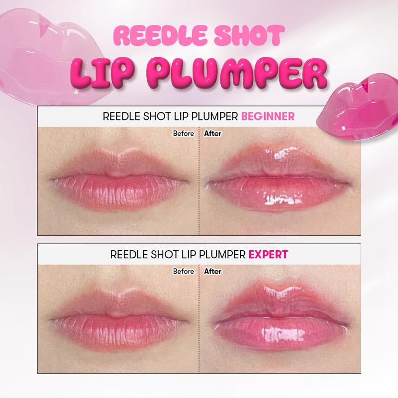 [Official VT Cosmetics] Reedleshot Lip Plumper Gloss Lips, Lip Plump Korean Skincare Products, Kbeauty Viral Comfort Glossy Lipgloss Makeup, Volufiline